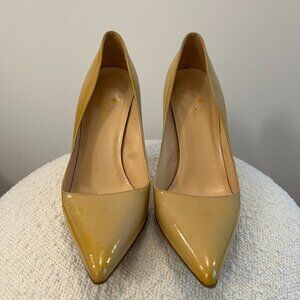 Kate Spade Nude Patent Pointed Toe Pumps - US 7.5